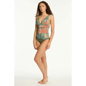 Sea Level Australia Java Longline Tankini Top