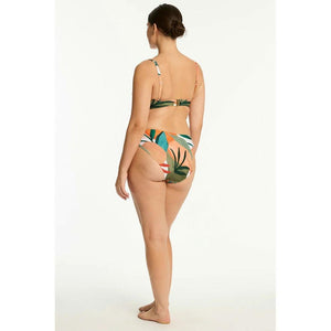 Sea Level Australia Tropaluxe Cross Front Multifit Bra Top
