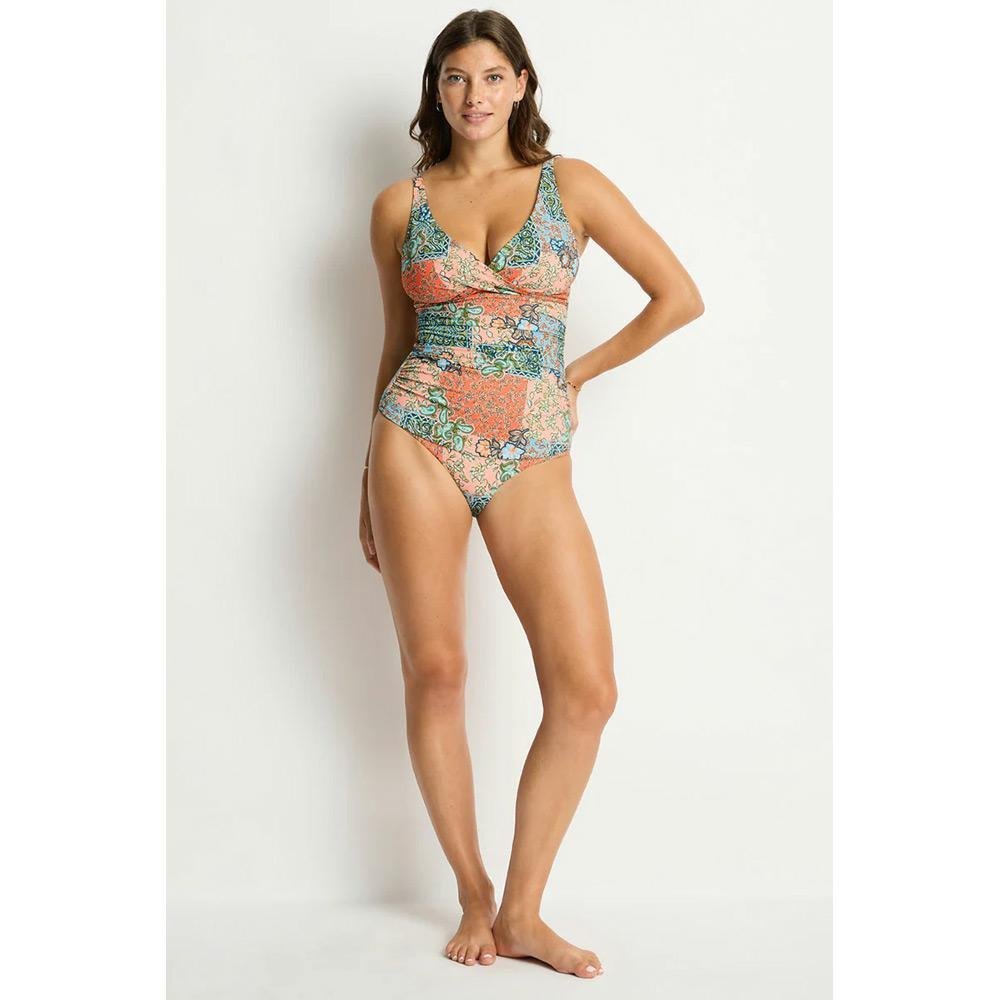 Sea Level Australia Java Cross Front Tankini Top