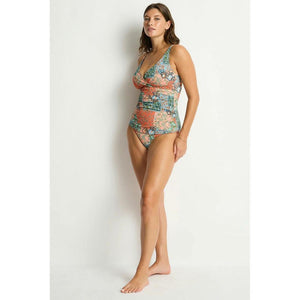 Sea Level Australia Java Cross Front Tankini Top