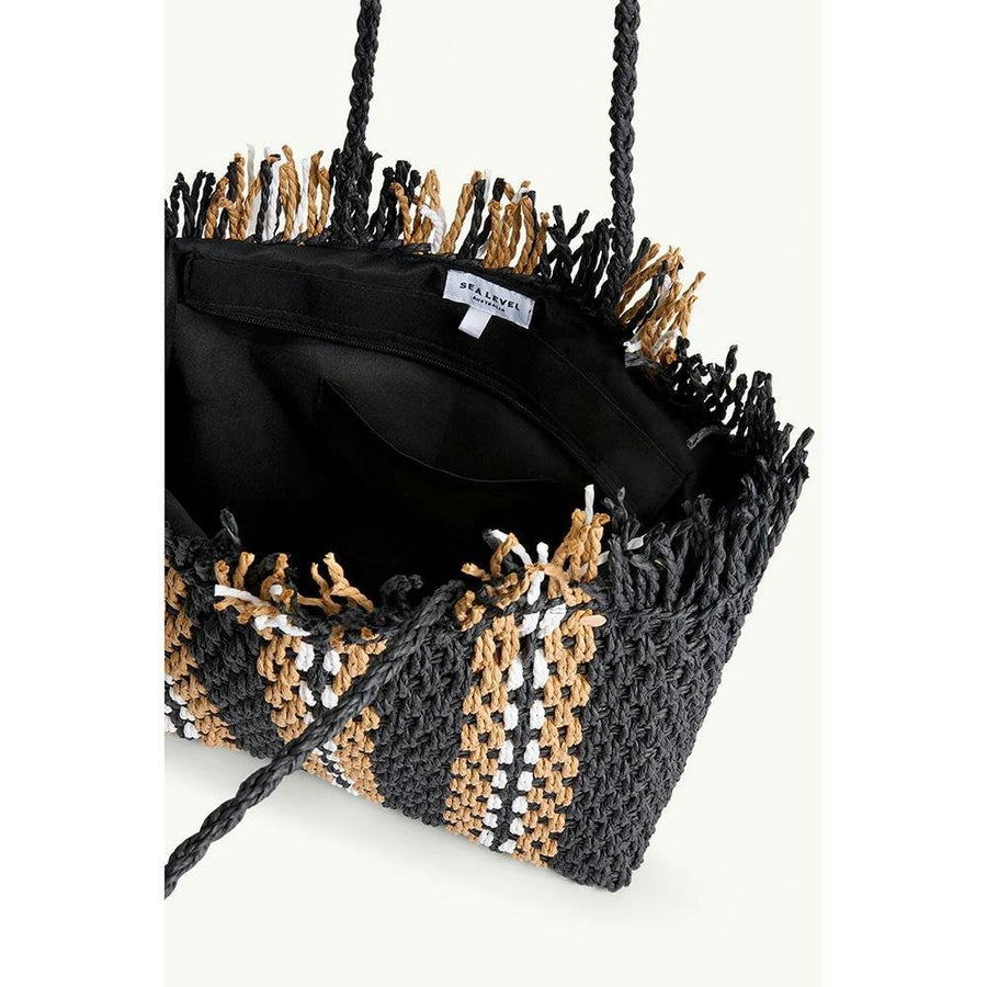 Sea Level Australia Straw Weave Beach Bag