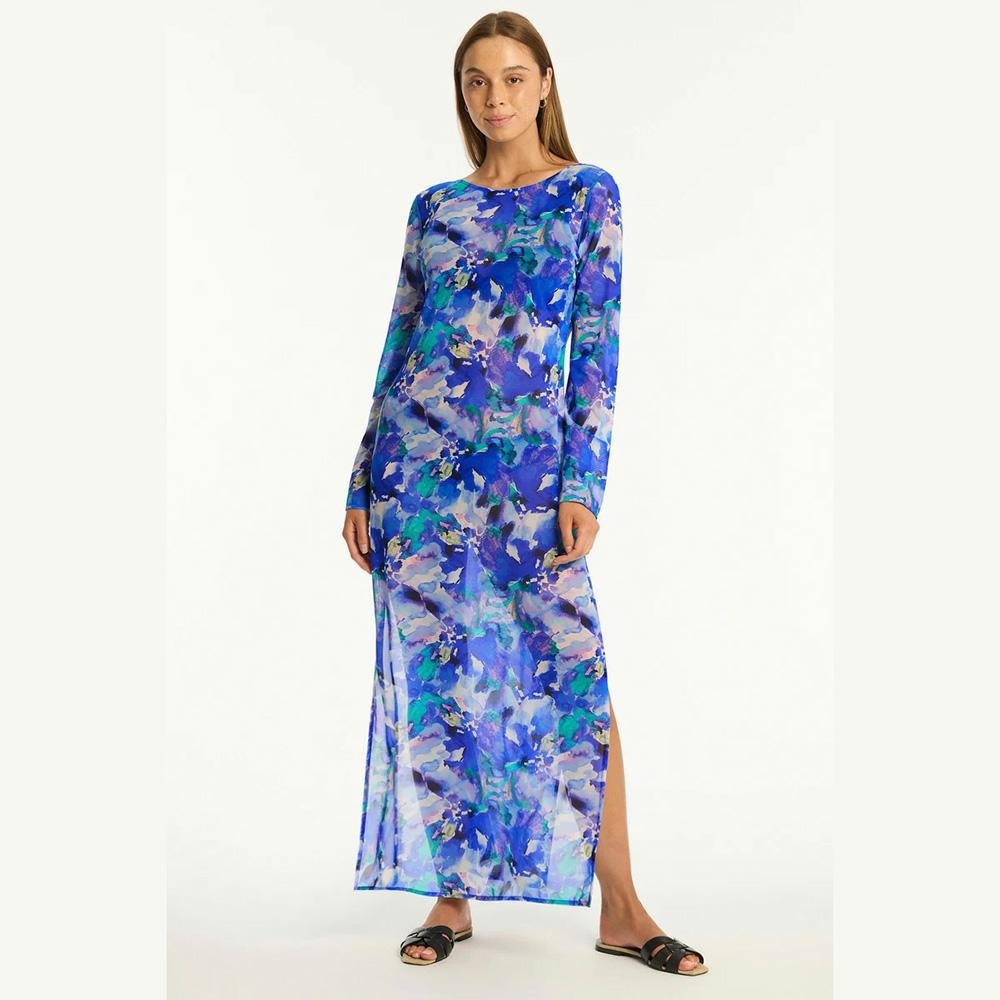 Sea Level Australia Cascade Mesh Long Dress