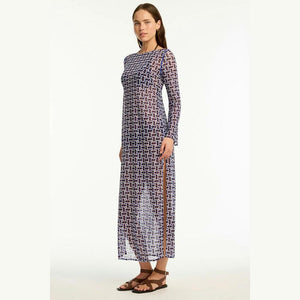 Sea Level Australia Coast Mesh Long Dress