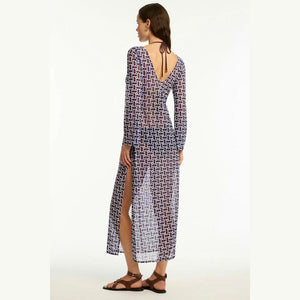 Sea Level Australia Coast Mesh Long Dress