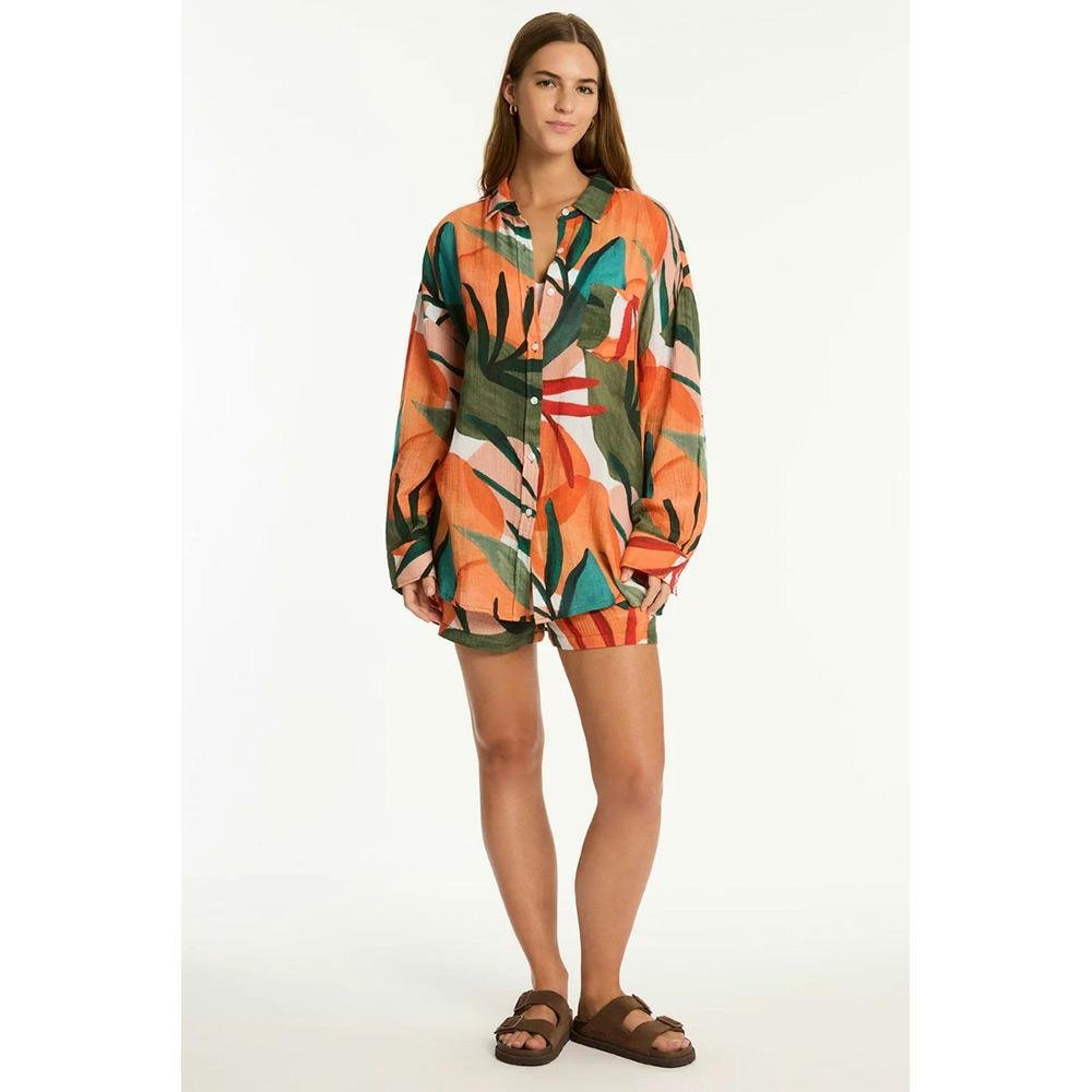 Sea Level Australia Tropaluxe Beach Shirt
