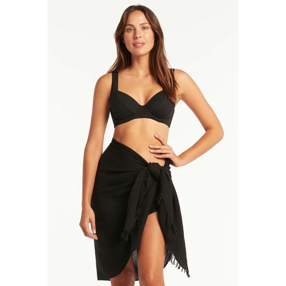 Sea Level Australia Sunset Frayed Sarong