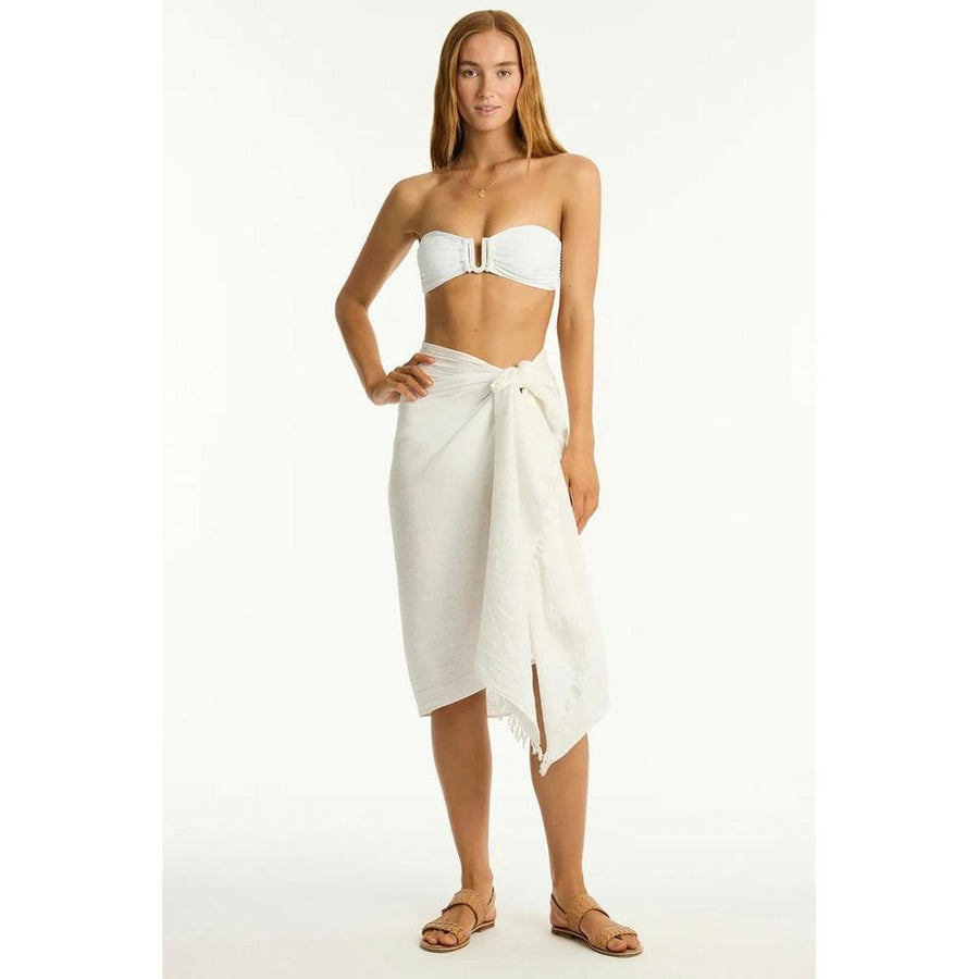 Sea Level Australia Sunset Frayed Sarong