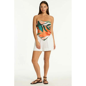 Sea Level Australia Tropaluxe Scarf Crop Top