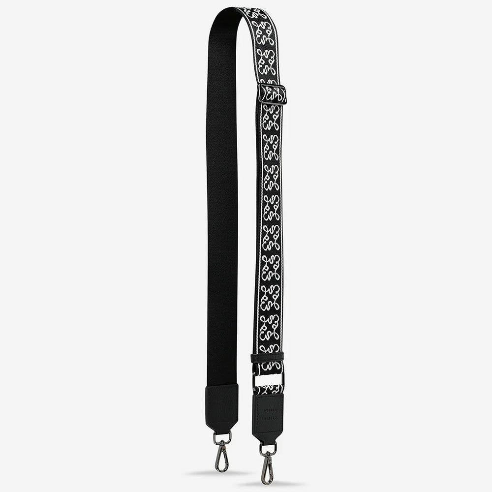 Status Anxiety Jacquard Medium Strap - Black