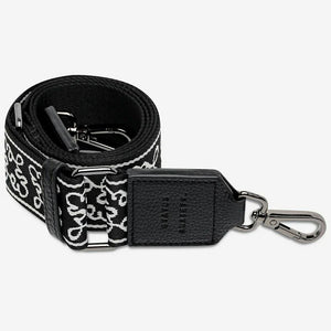 Status Anxiety Jacquard Medium Strap - Black