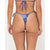 Rusty Britney Patchwork Side Tie Brazilian Bikini Bottom