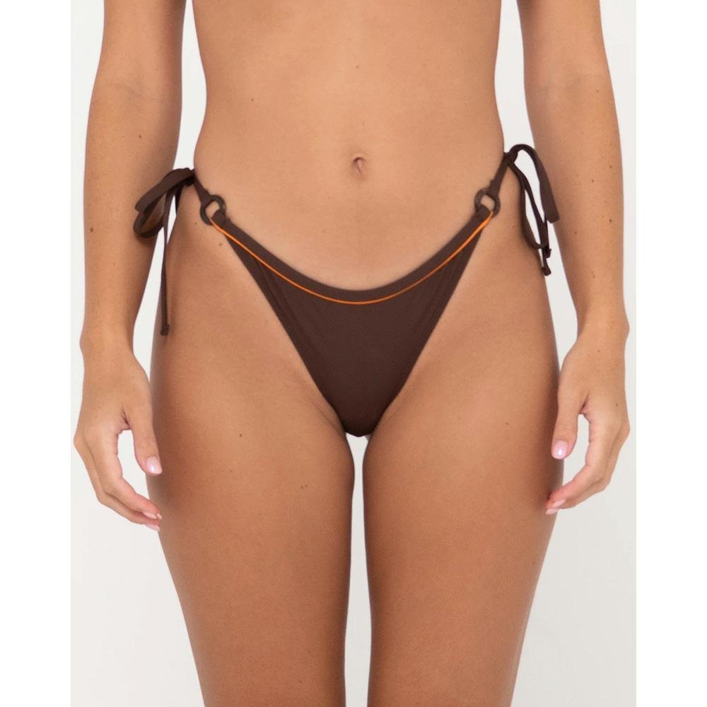 Rusty Cabana Side Tie Brazilian Bikini Bottom