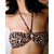 Rusty Lennie Leopard Bandeau Bikini Top