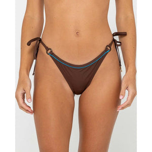 Rusty La Cabana Side Tie Brazilian Bikini Bottom