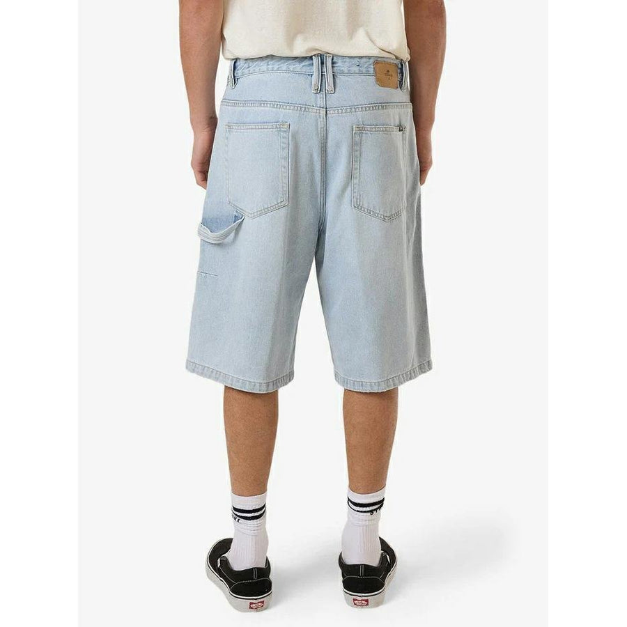 Thrills Big Slacker Denim Short - Ether Blue