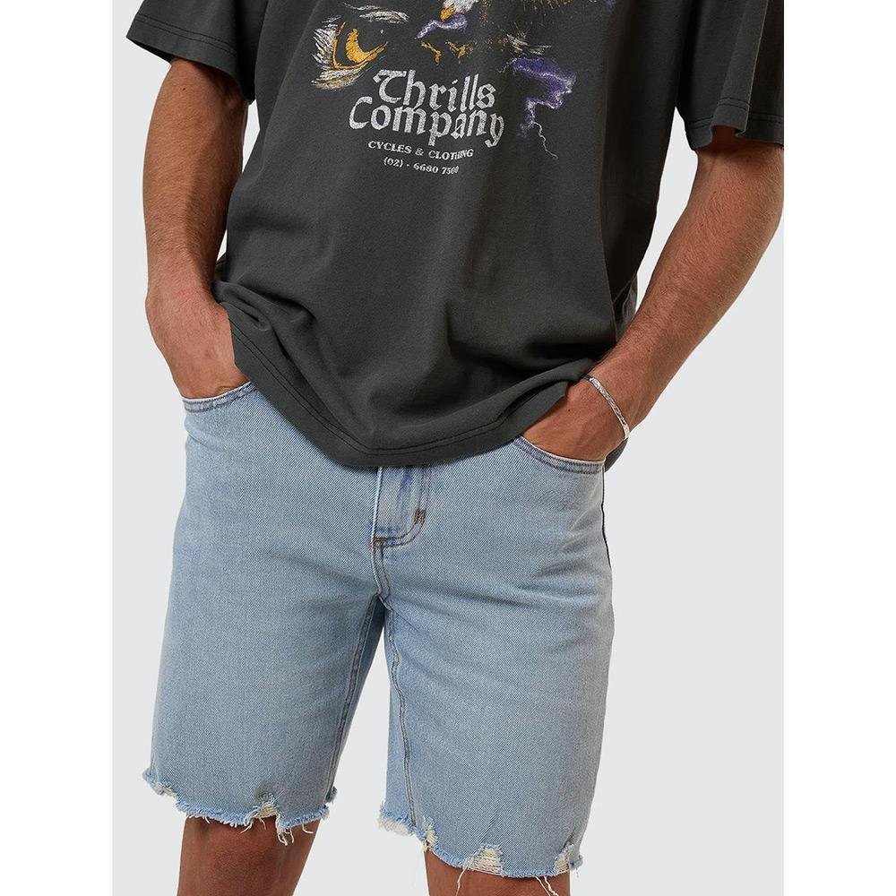 Thrills Bones Denim Short - Dusk