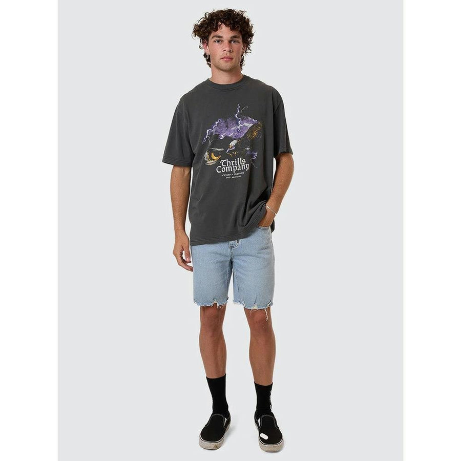 Thrills Bones Denim Short - Dusk