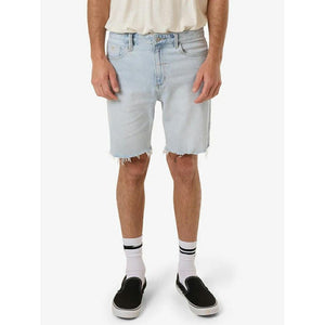 Thrills Bones Denim Short - Ether Blue