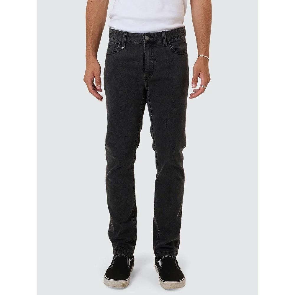 Thrills Bones Denim Jean - Ash Black