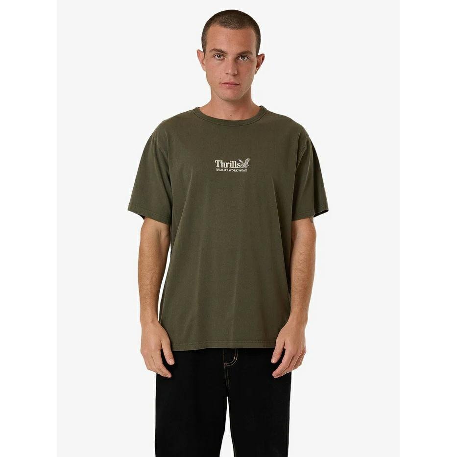 Thrills Workwear Embro Merch Fit Tee