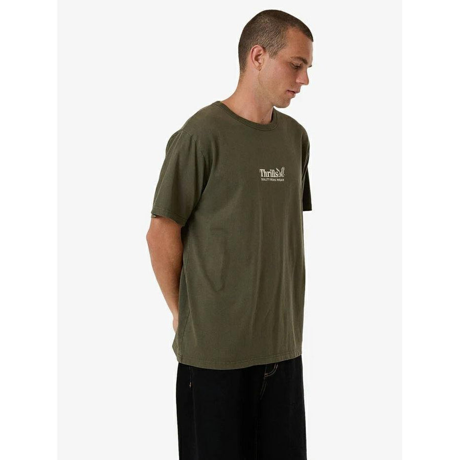 Thrills Workwear Embro Merch Fit Tee