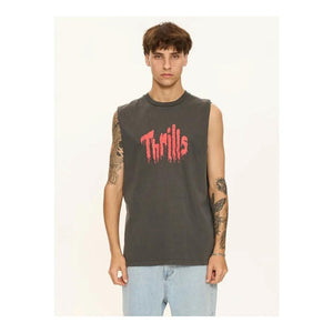 Thrills Once Bitten Twice Shy Merch Fit Muscle Tee