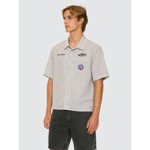 Thrills Super Charged Short Sleeve Check Work Shirt