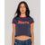 Rusty Girls Surf Mini Ringer Tee