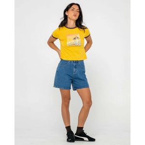 Rusty La Cabana Contrast Ringer Mini Tee