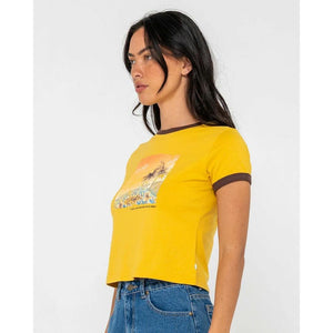 Rusty La Cabana Contrast Ringer Mini Tee