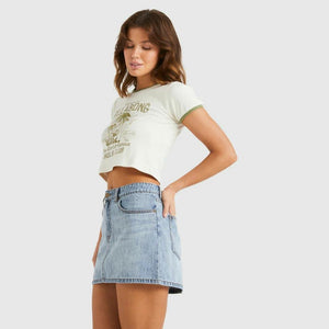 Billabong Frankie Denim Mini Skirt