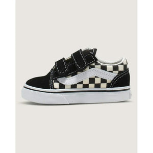 Vans Toddler Old Skool V Checkerboard - Black/White