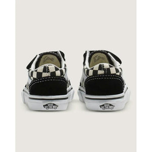 Vans Toddler Old Skool V Checkerboard - Black/White