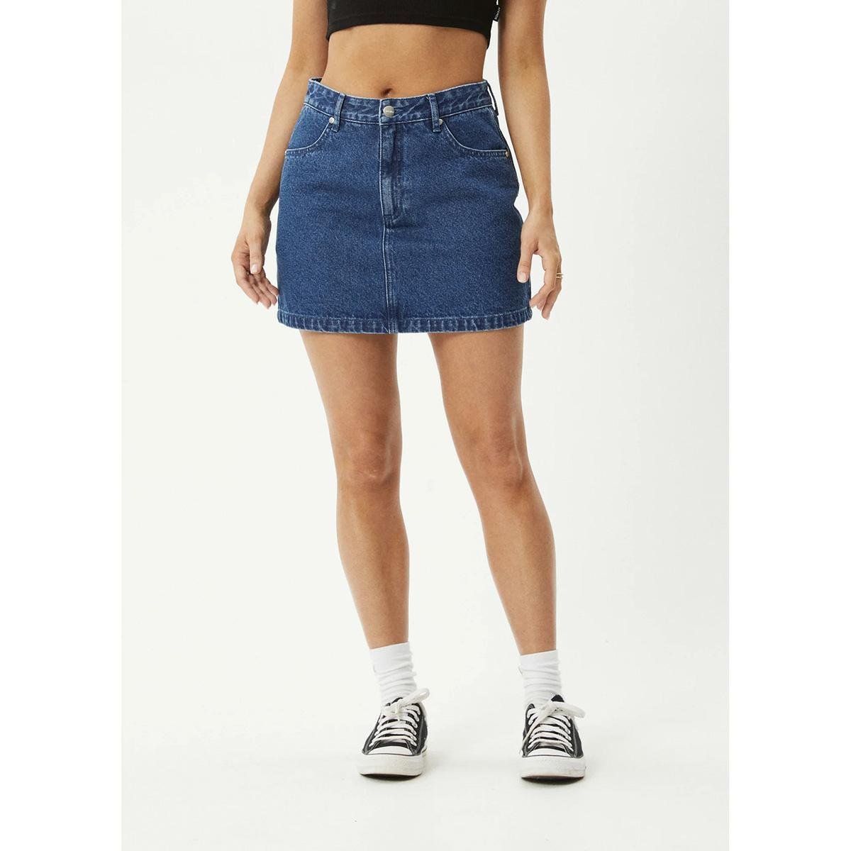 Afends Georgia Denim Skirt