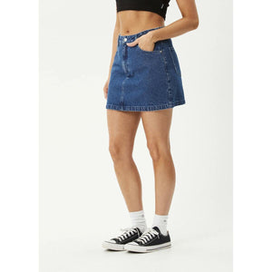 Afends Georgia Denim Skirt