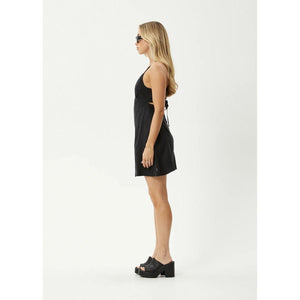 Afends Grace Cupro Strappy Mini Dress