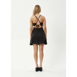 Afends Grace Cupro Strappy Mini Dress