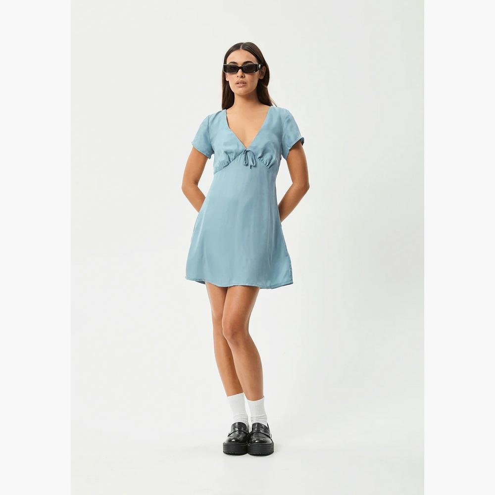 Afends Delia Cupro Mini Dress