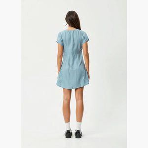 Afends Delia Cupro Mini Dress