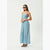 Afends Delia Cupro Maxi Dress