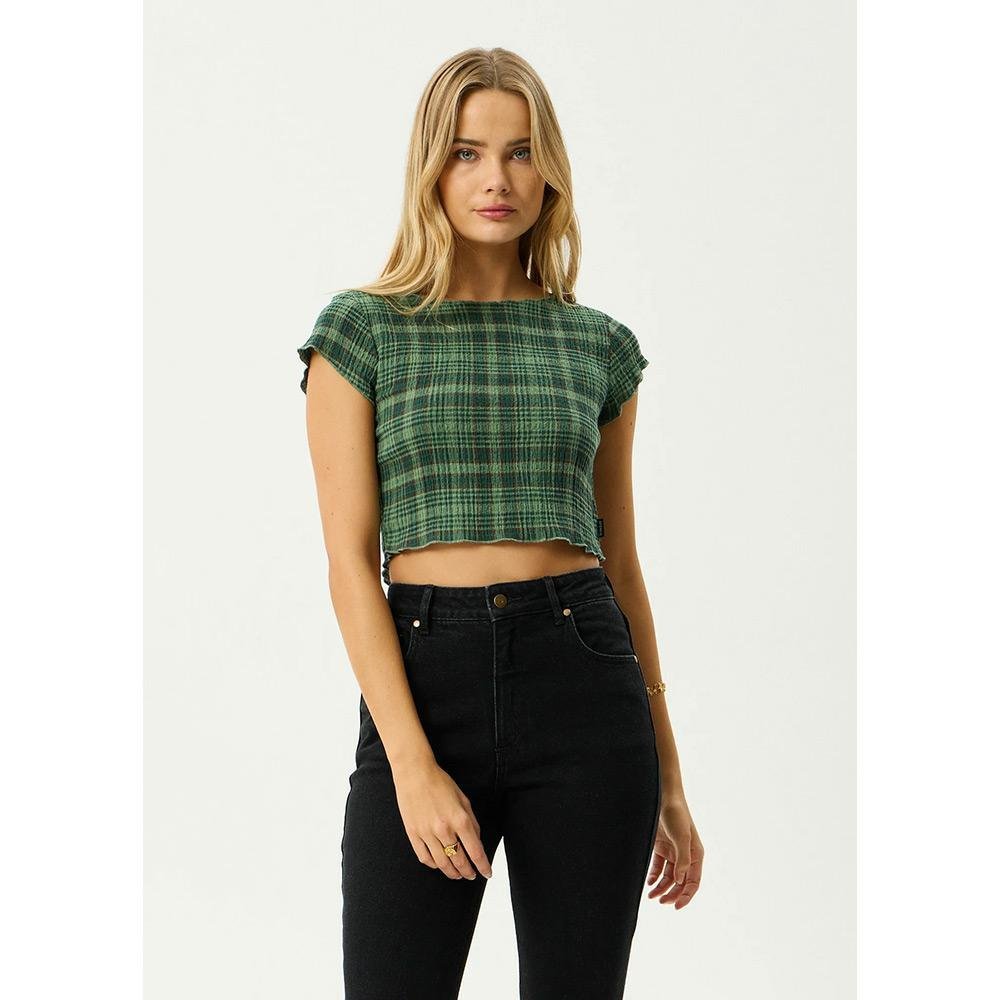 Afends Lonnie Seersucker Top