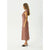 Afends Austin Check Midi Dress