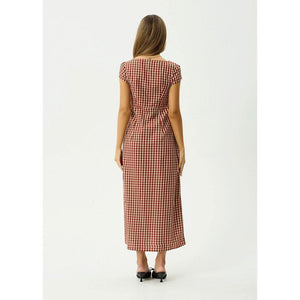 Afends Austin Check Midi Dress