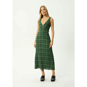 Afends Lonnie Seersucker Maxi Dress