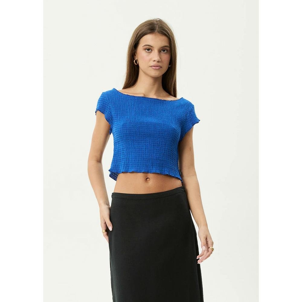 Afends Marina Seeksucker Top