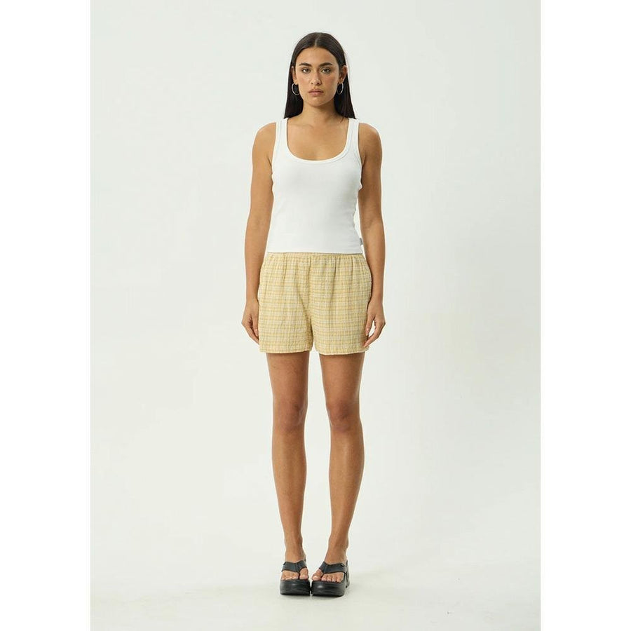 Afends Sunday Seersucker Short