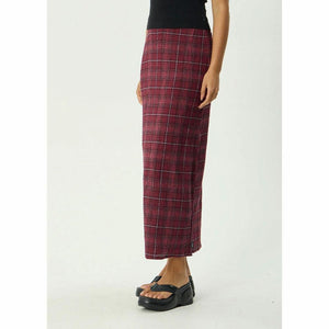 Afends Eboni Seersucker Maxi Skirt