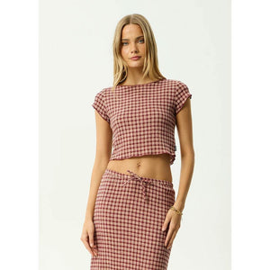 Afends Capricorn Seersucker Top