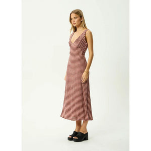Afends Capricorn Tully Seersucker Maxi Dress