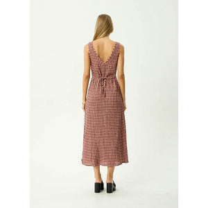 Afends Capricorn Tully Seersucker Maxi Dress